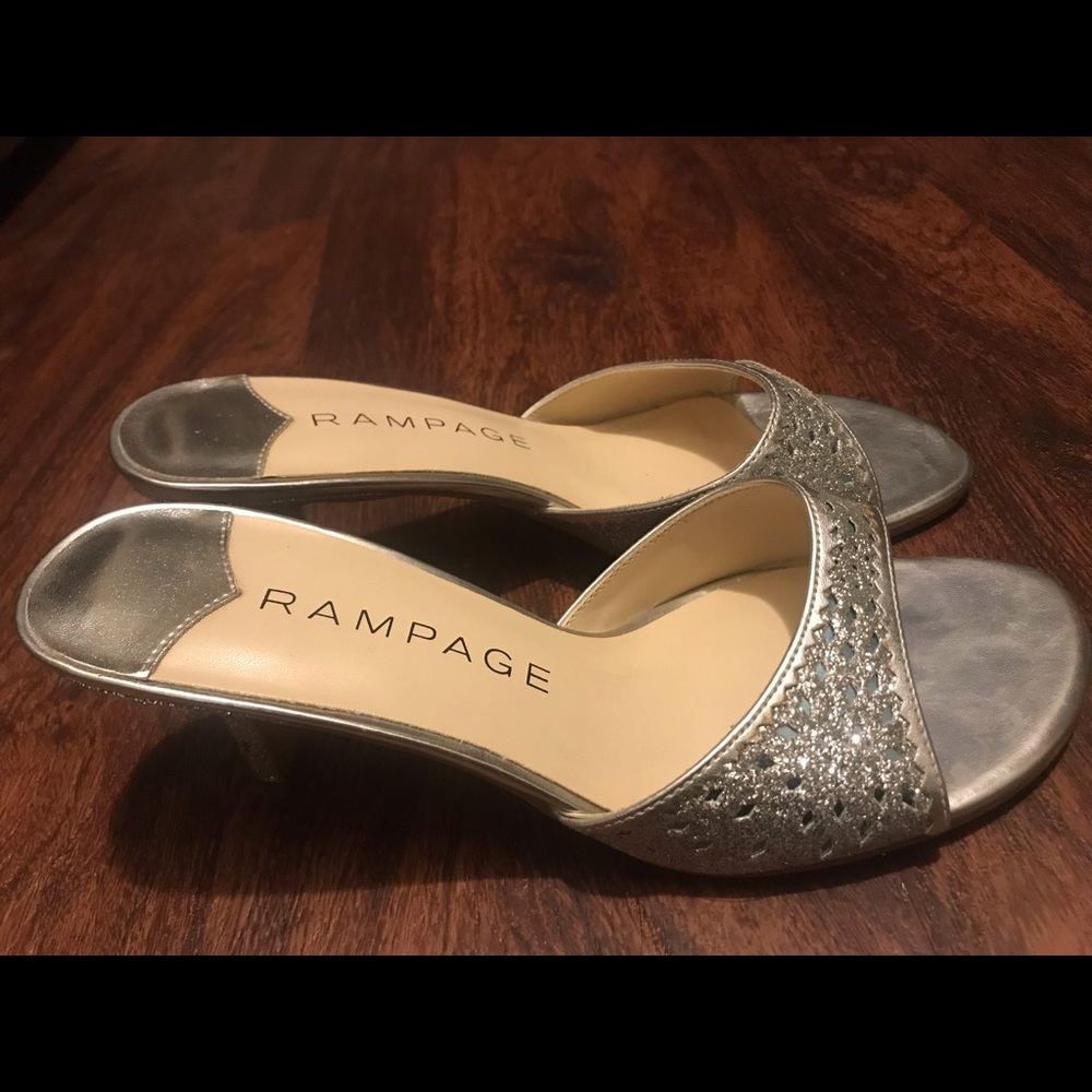 Low Silver Heels